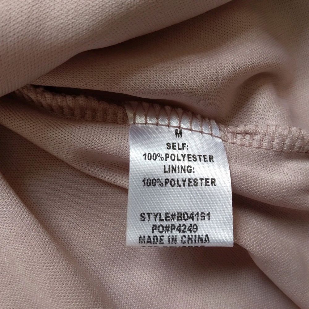 BaeVely Pink Swiss Dot V-neck Dress Cottagecore Coquette Fairy Womens Medium - Picture 7 of 12